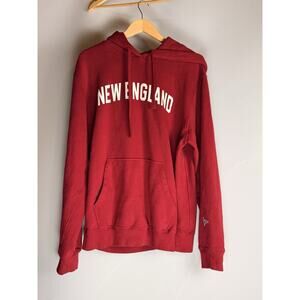 VINEYARD VINES Whale Clean Fleece Hoodie Men's Size M Medium Sangria